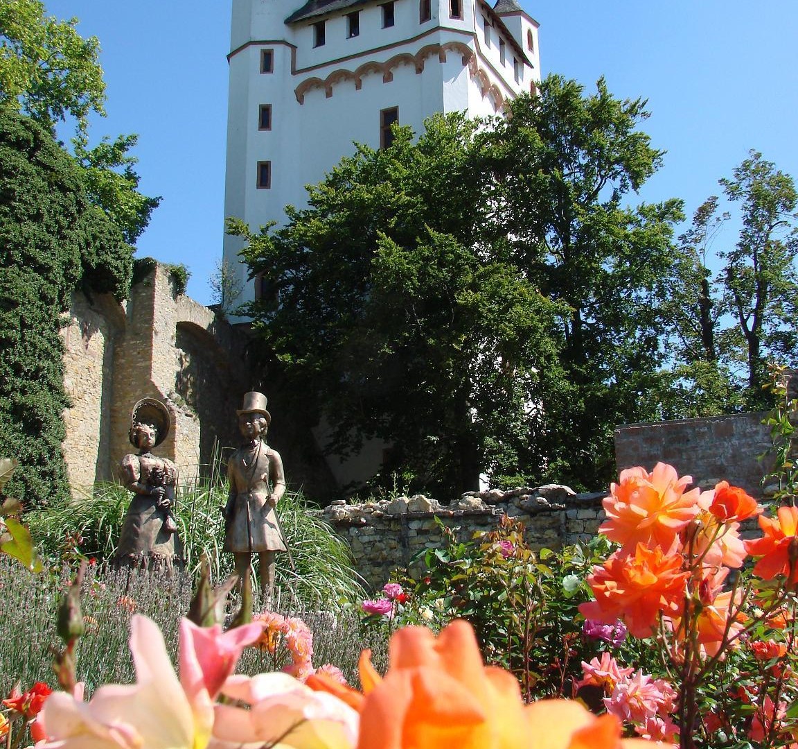 Rosengarten Kurfürstliche Burg | © Stadt Eltville am Rhein