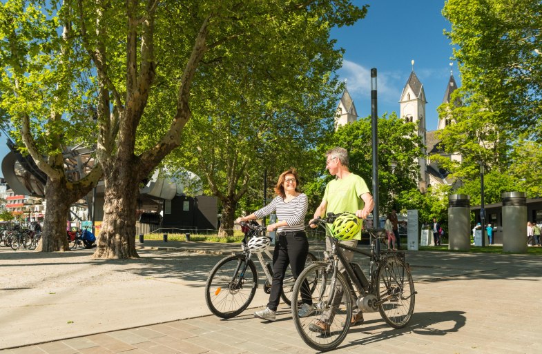 Radfahrer | © Koblenz-Touristik GmbH / Dominik Ketz