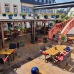 Terrasse von oben | © Historisches Gasthaus Winzerkeller