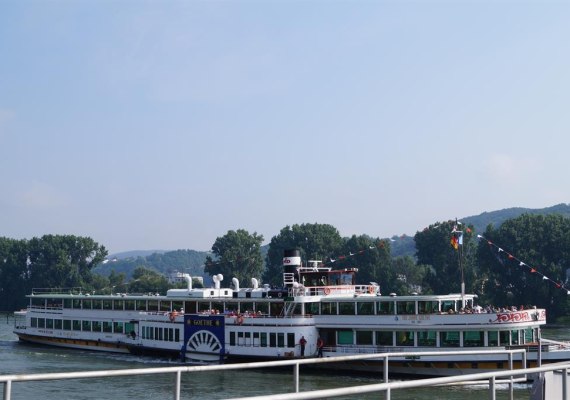 Goethe am KD Anleger Rhens | © Tourist-Information Erlebnis Rheinbogen