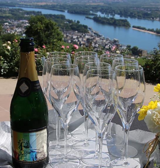 Wedding - Champaign reception | © Niederwald Gastronomie im Besucherzentrum GmbH
