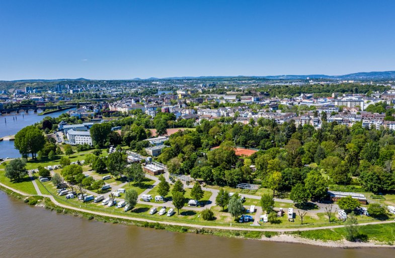 Übersicht Campingpark | © Koblenz-Touristik GmbH / Dominik Ketz